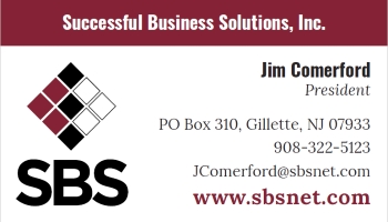 Jim Comerford - Successful Business Solutions, Inc. | WEB SITE DESIGN & HOSTING
SEARCH MARKETING
ONLINE BACKUP SERVICES