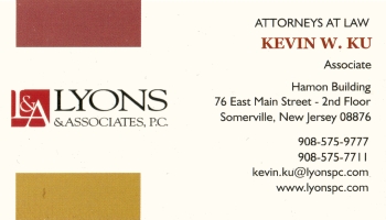 Kevin Ku - Lyons & Associates | ATTORNEY AT LAW<BR>FAMILY LAW